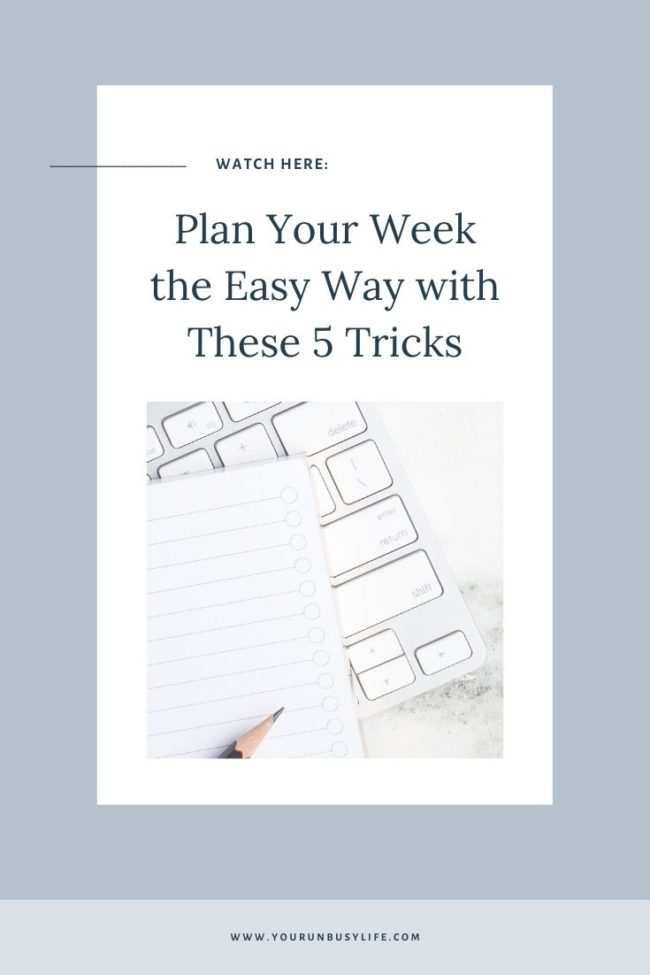 Plan Your Work At Home Week The Easy Way With These 5 Tricks Unbusy Plan Your Work At Home Week The Easy Way With These 5 Tricks Unbusy